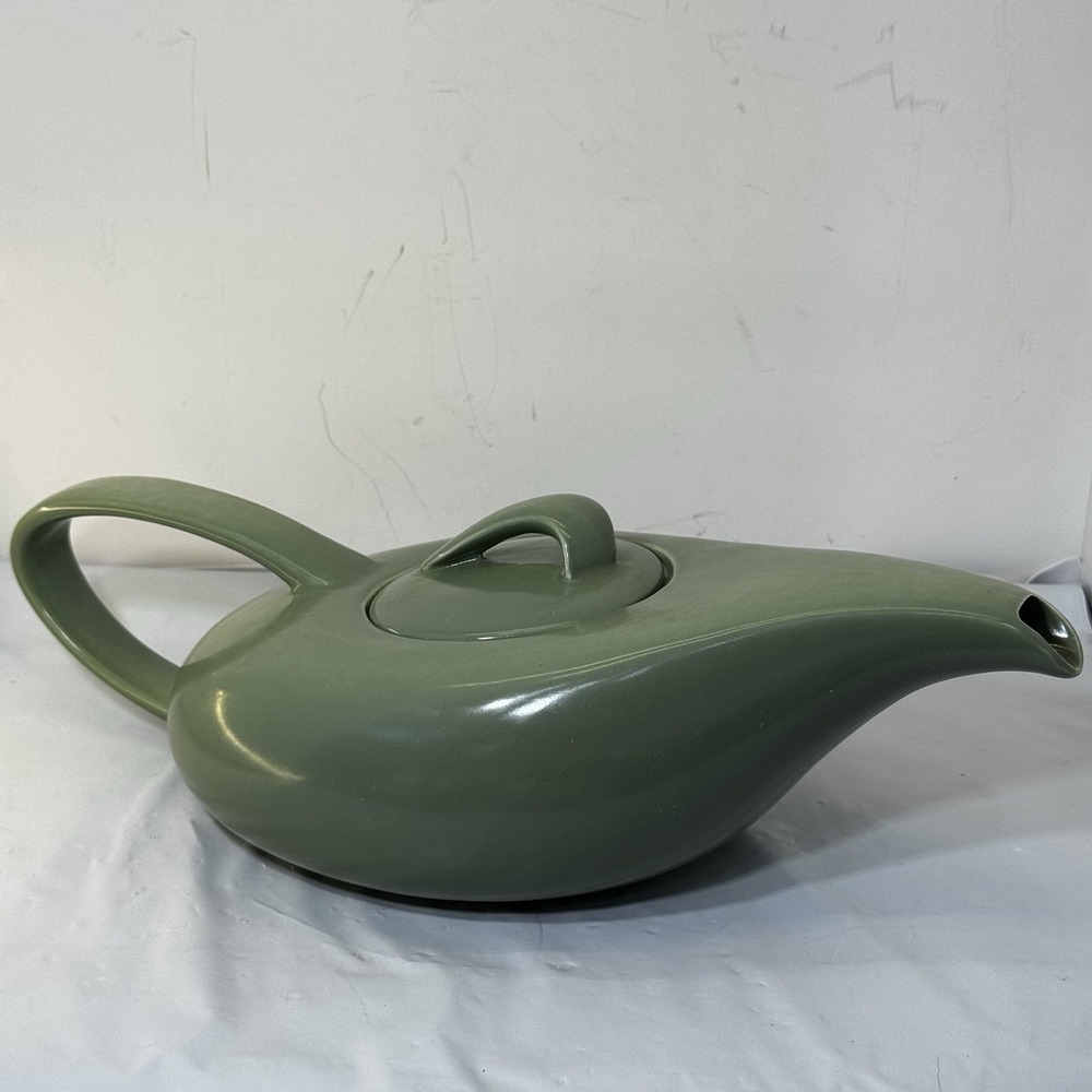 Vtg Russel Wright Style Loa Joila? California American Modern Seafoam Teapot Lid